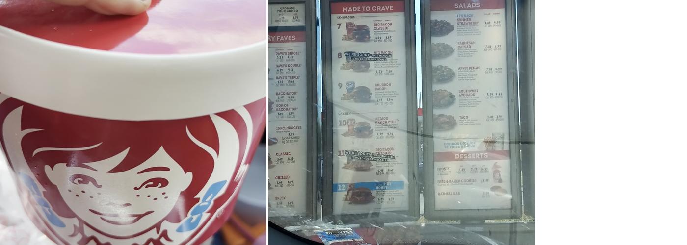 Wendy's Menu