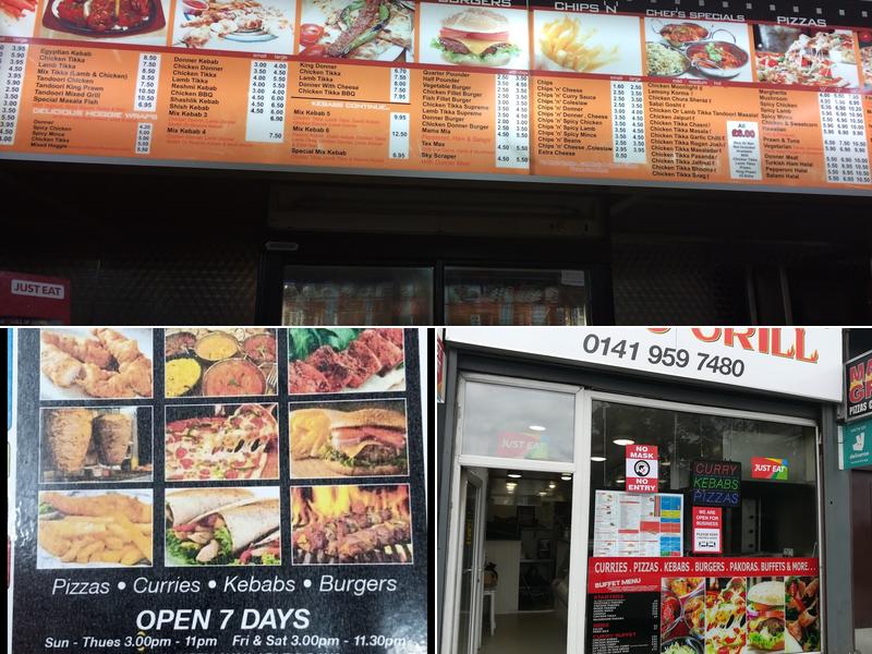 Magic Grill Menu