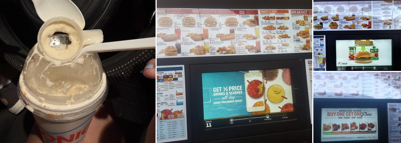Sonic Drive-In Menu