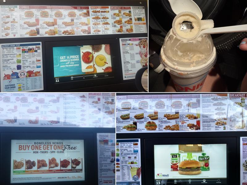 Sonic Drive-In Menu