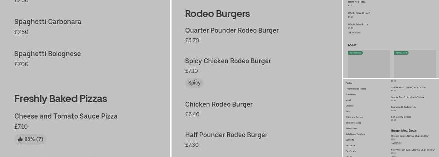 Vins Fish & Chips Menu