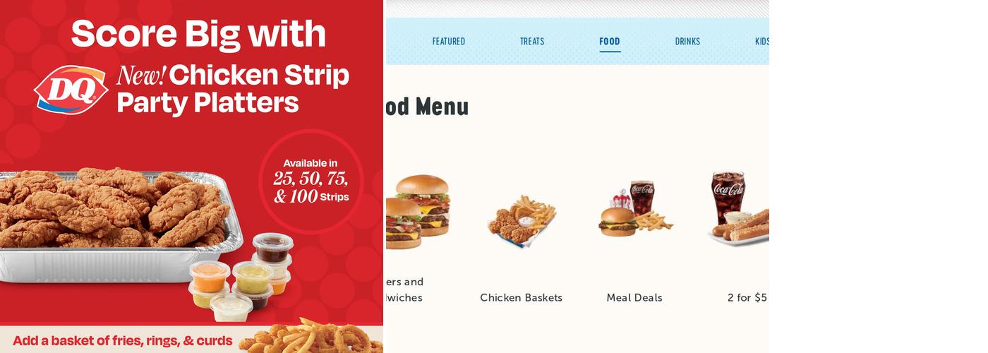 Dairy Queen Grill & Chill Menu