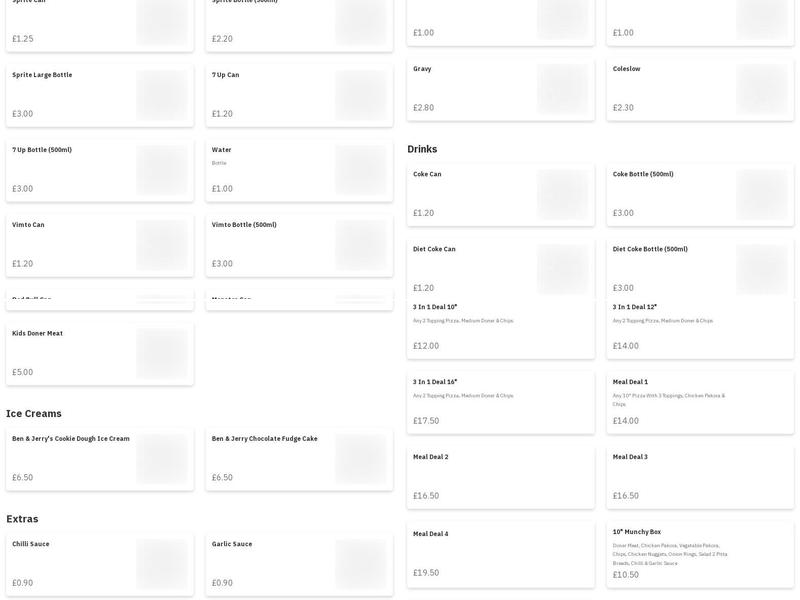 Istanbul Glenrothes Menu