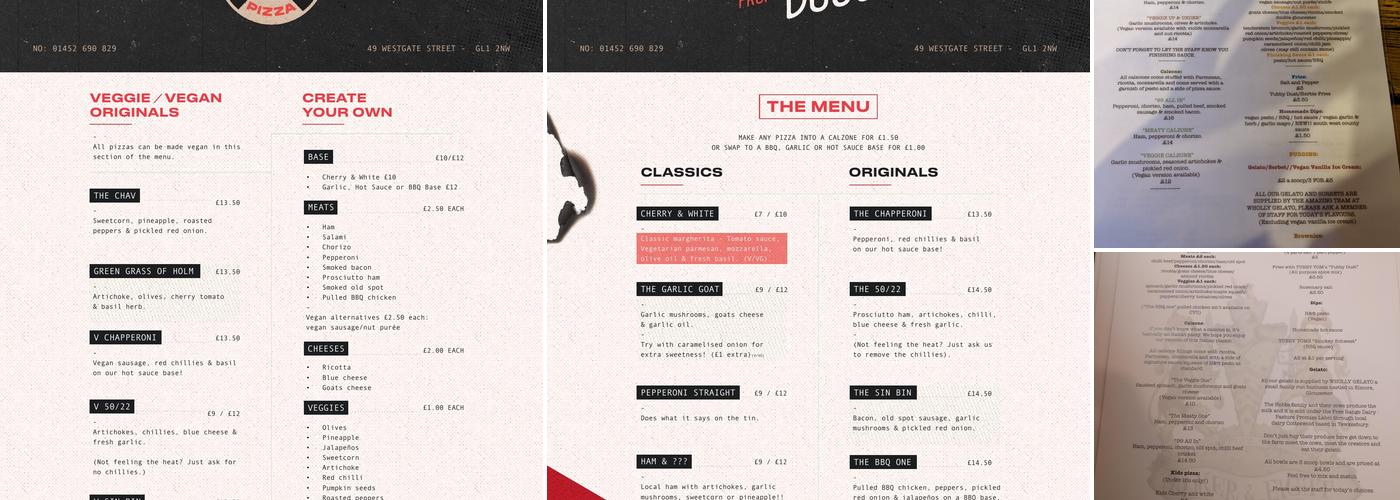 Dough from Dough Pizza Menu