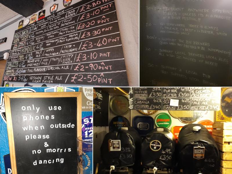 The Turks Head Inn Menu