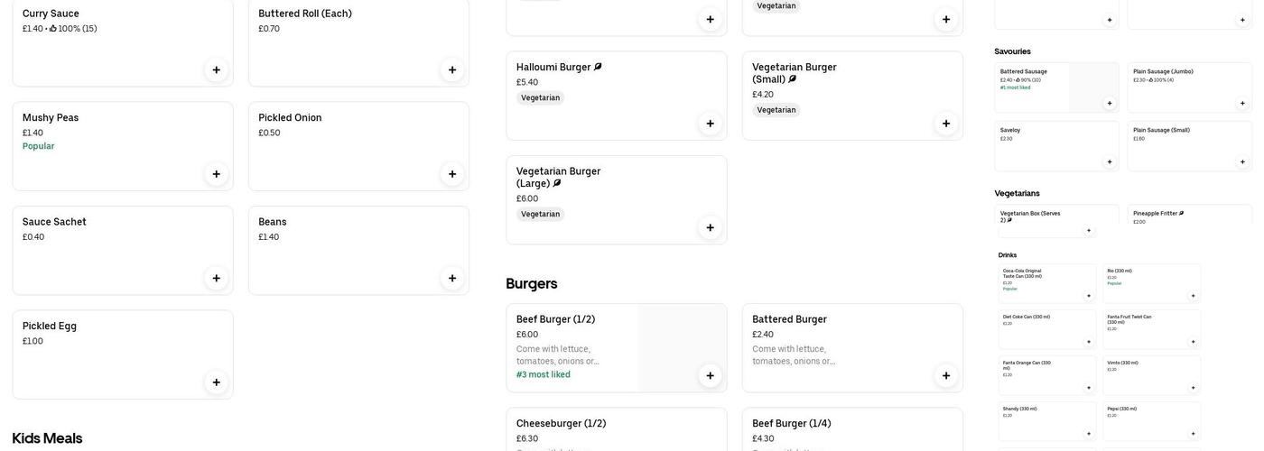 The Quedgeley Fryer Menu