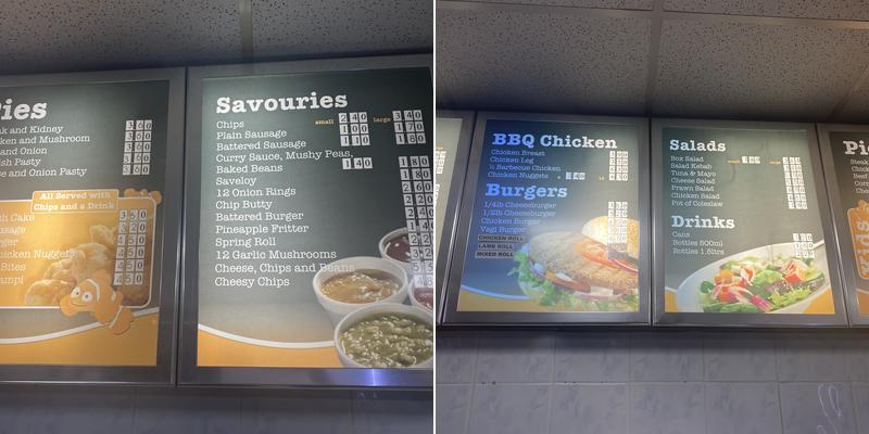 Manuel's Finest Menu