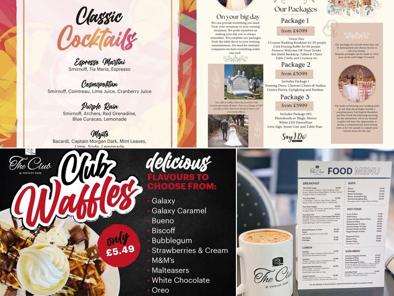 The Club at Tuffley Park Menu