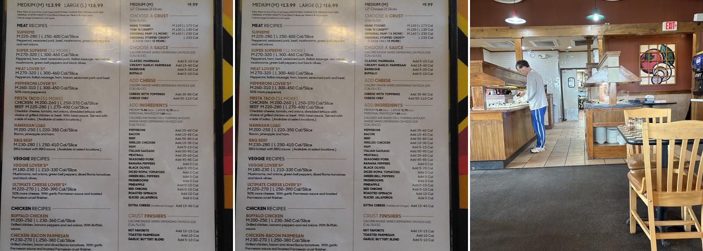 Pizza Hut Menu