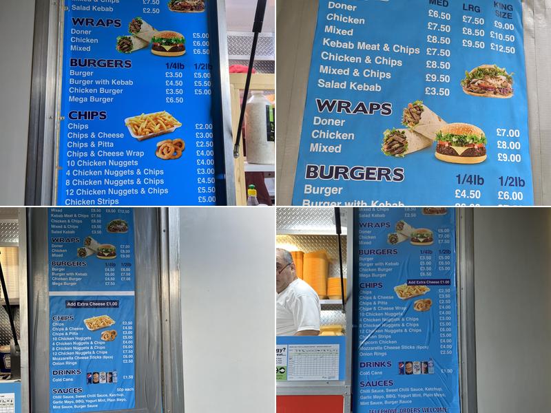 George’s kebab Menu