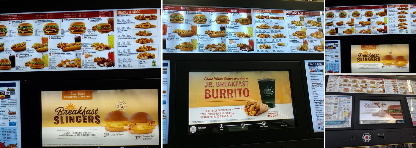 Sonic Drive-In Menu