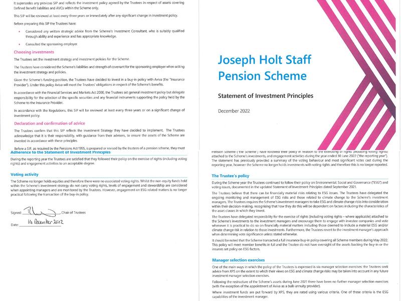 Sir Charles Napier Menu