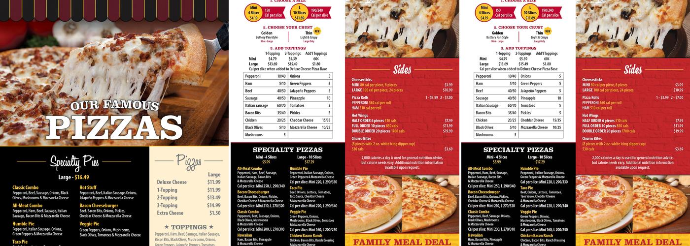 Godfather's Pizza Express Menu