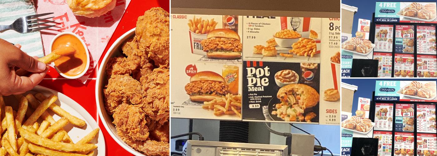KFC Menu