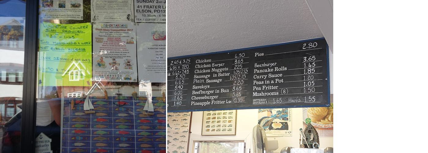 Village Fish Bar Menu