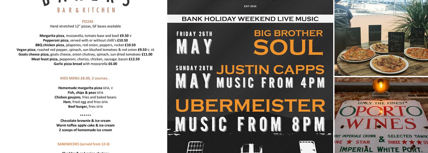 Bakers Bar & Kitchen Menu