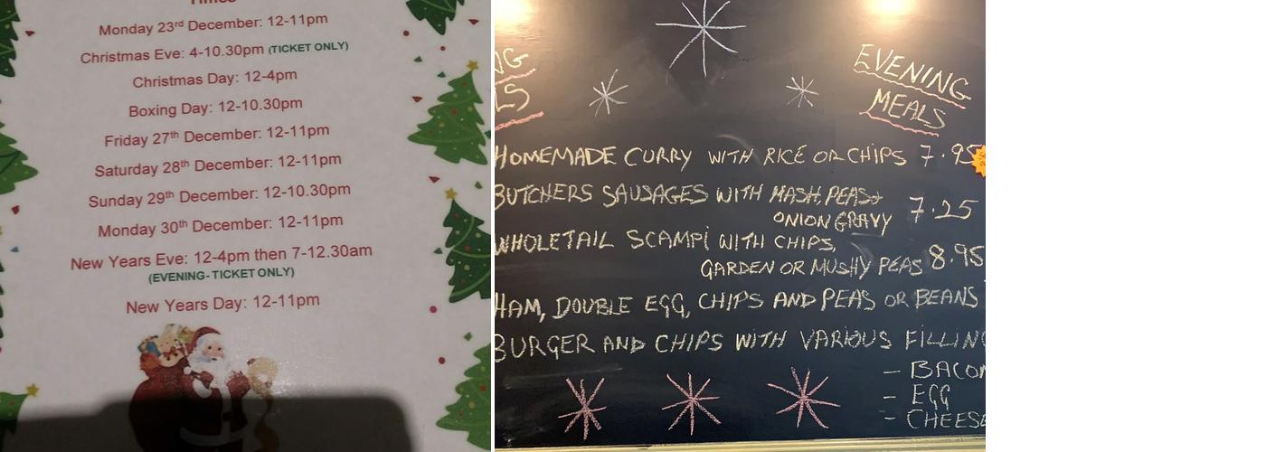 Old House At Home Menu