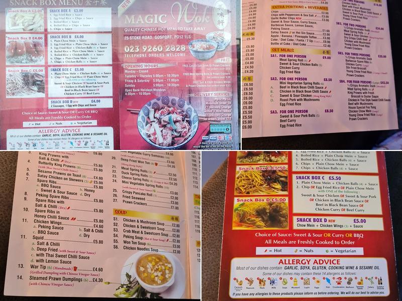 Magic Wok Menu