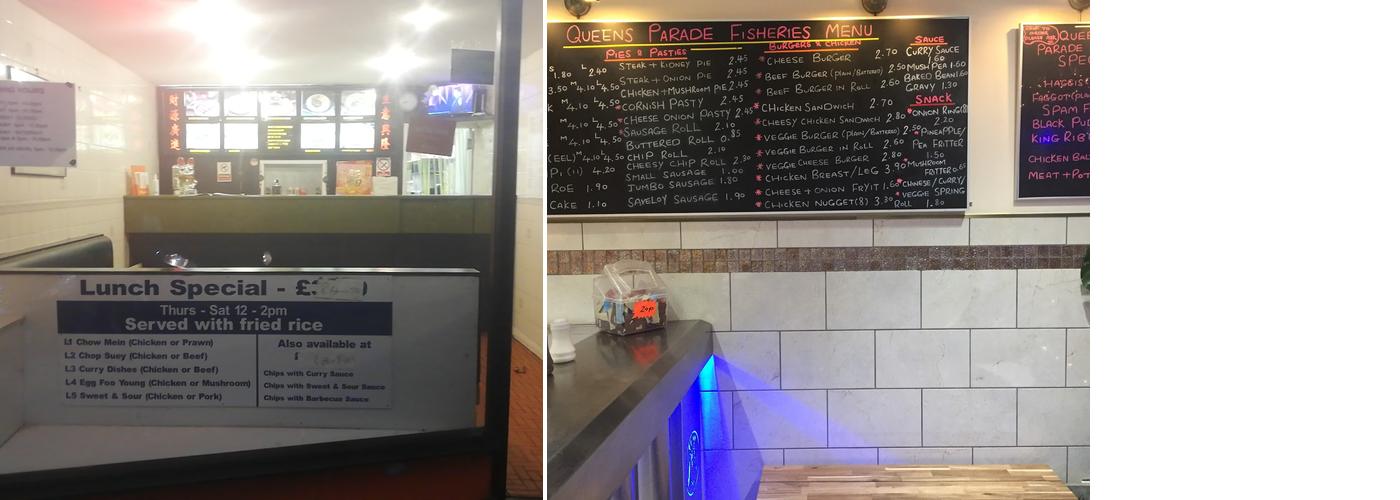 Queens Parade Kitchen Menu