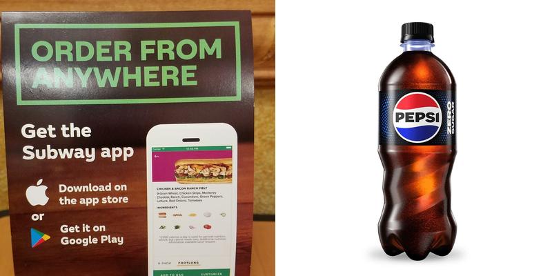Subway Menu