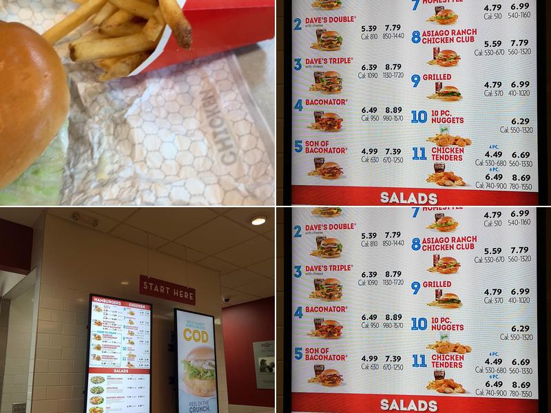 Wendy's Menu