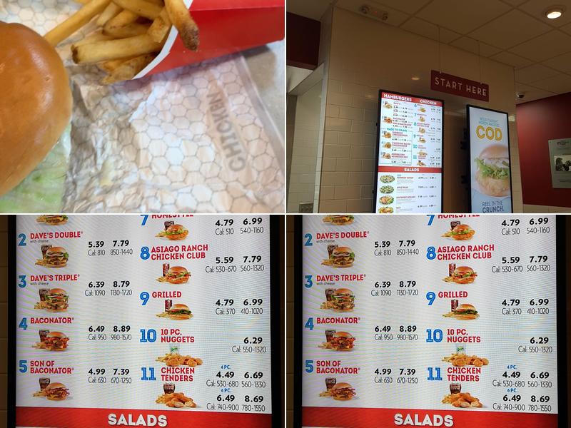 Wendy's Menu