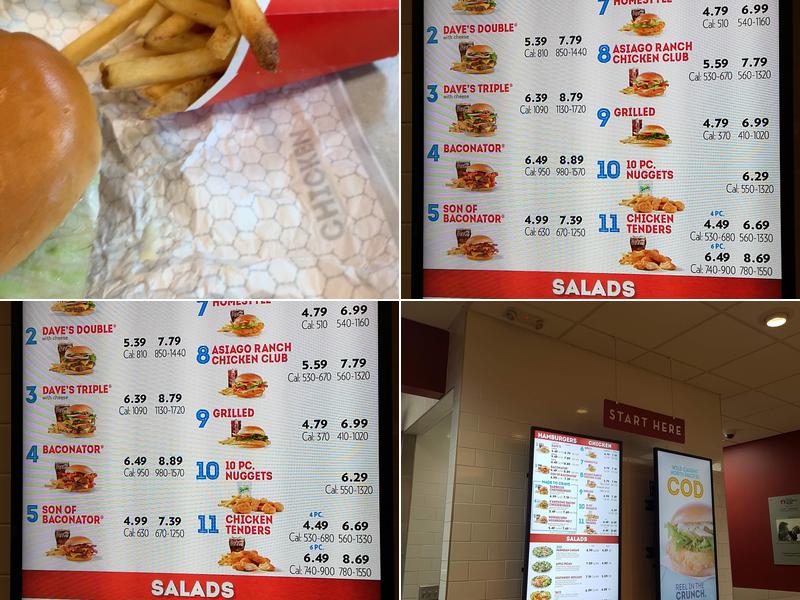 Wendy's Menu