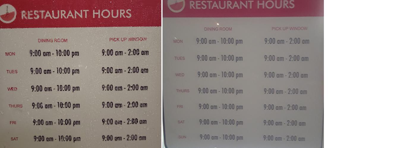 Wendy's Menu
