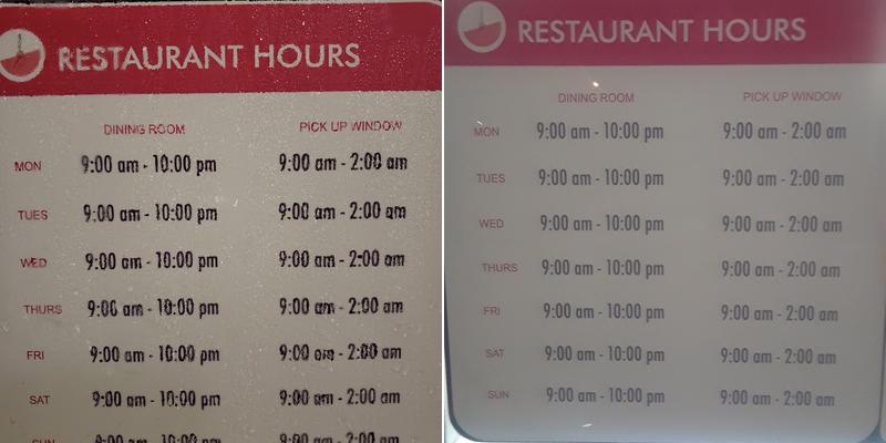 Wendy's Menu