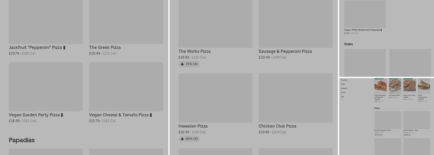 Papa Johns Pizza Menu