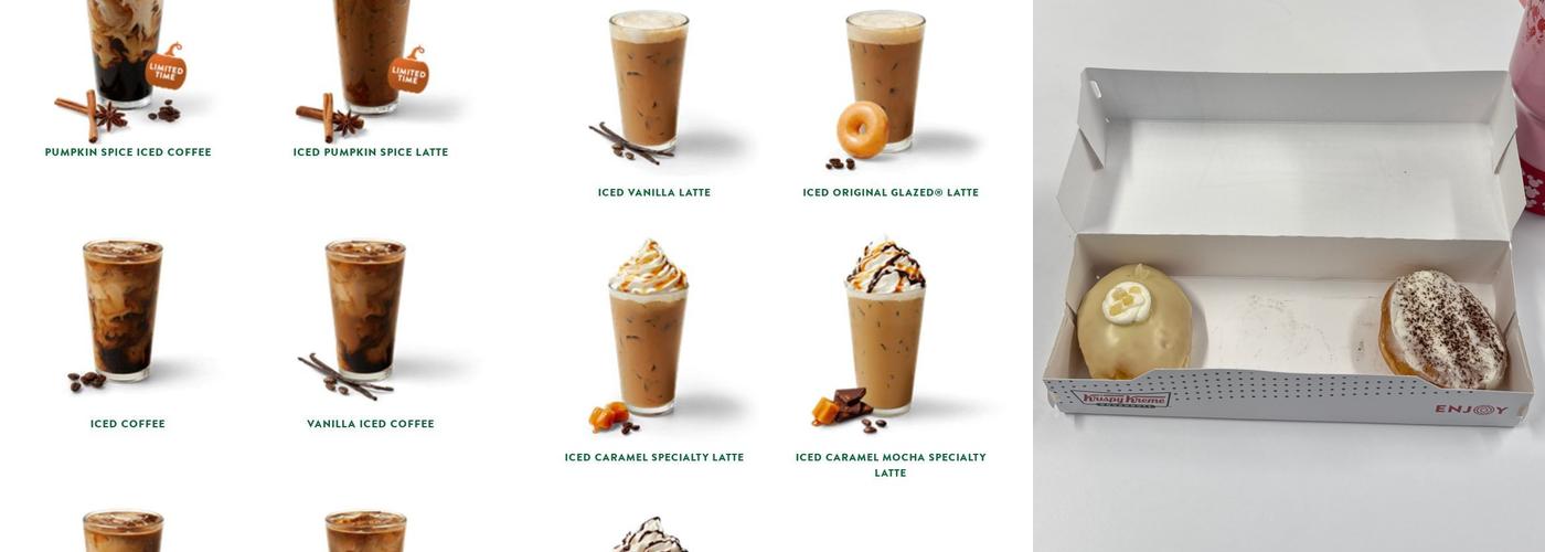 Krispy Kreme Menu