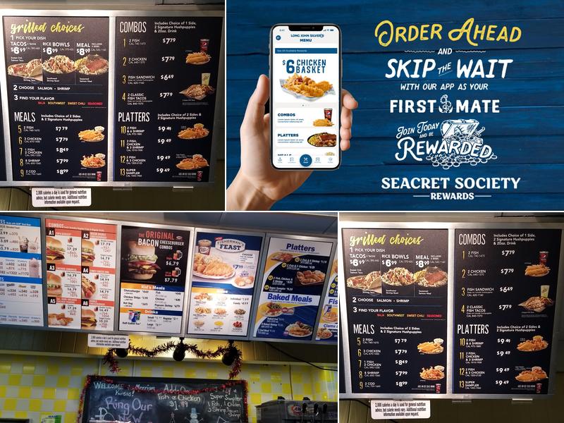 Long John Silver's | A&W Menu