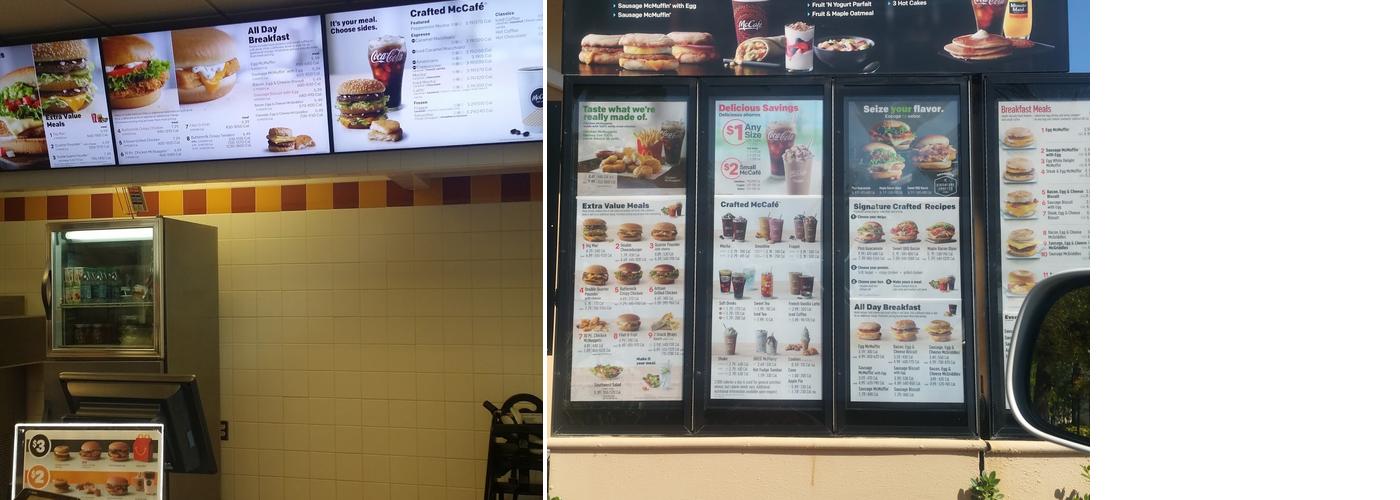McDonald's Menu