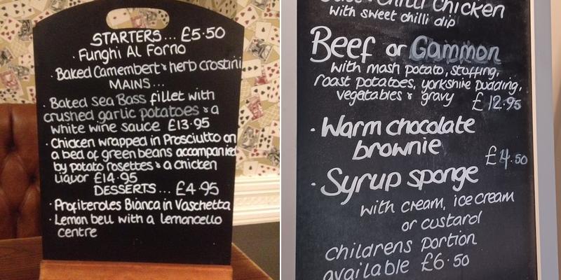 The Royal Queen Menu