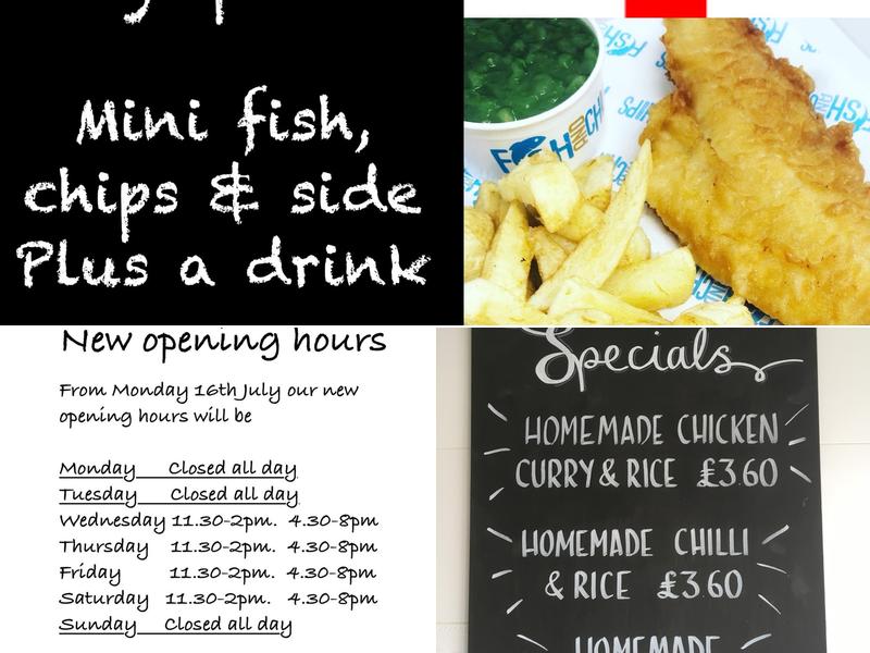 Alma Park Fish Bar Menu
