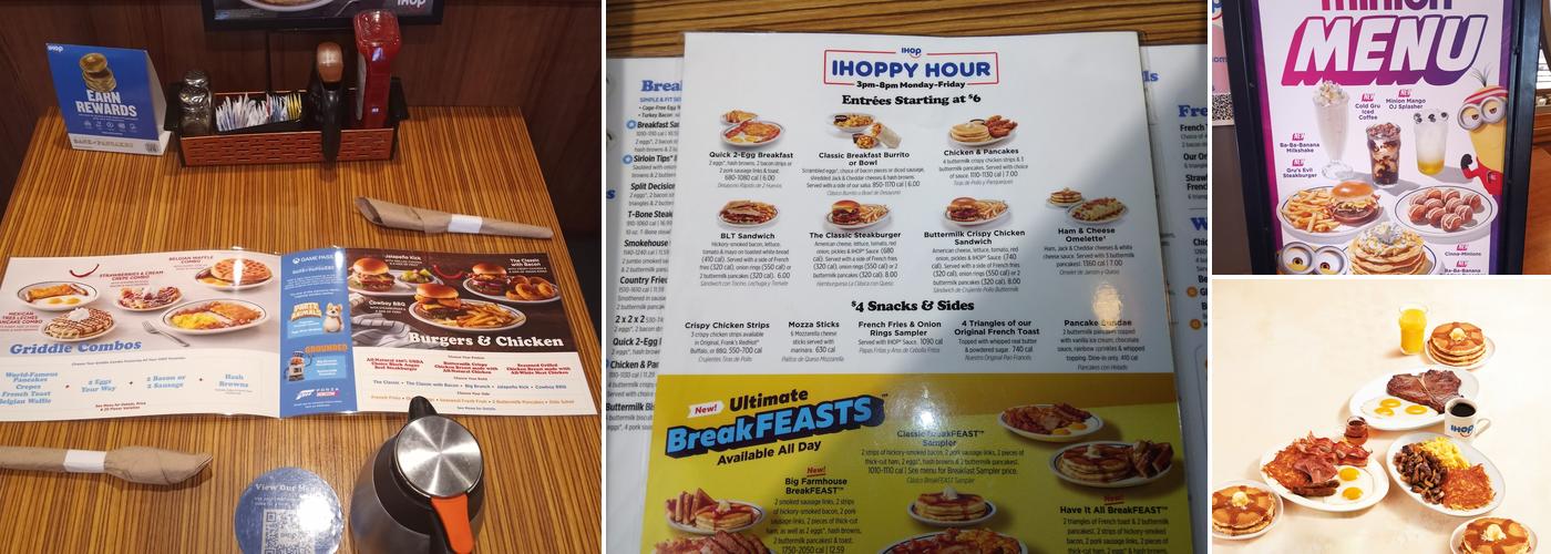IHOP Menu