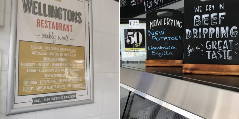 Wellies Fish And Chip Shop Menu