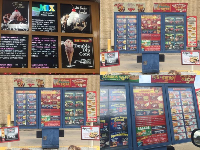 Braum's Ice Cream & Dairy Store Menu