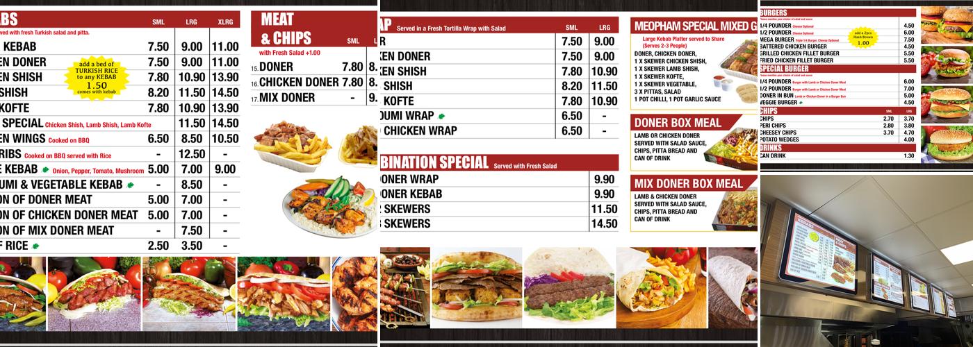 Meopham Shish Grill Menu