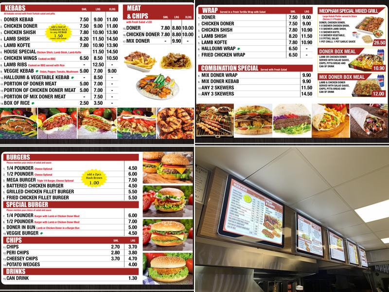 Meopham Shish Grill Menu