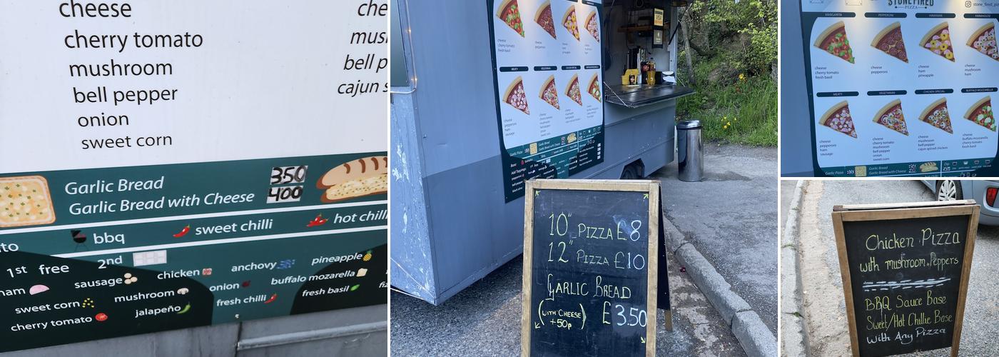 Stone Fired Pizza Menu