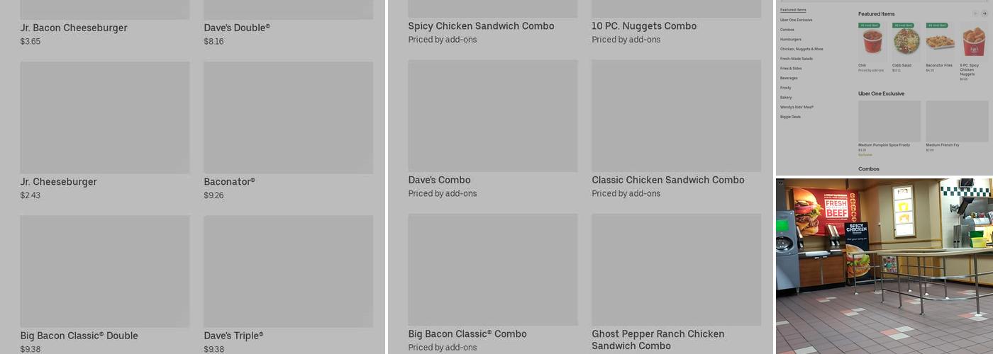 Wendy's Menu
