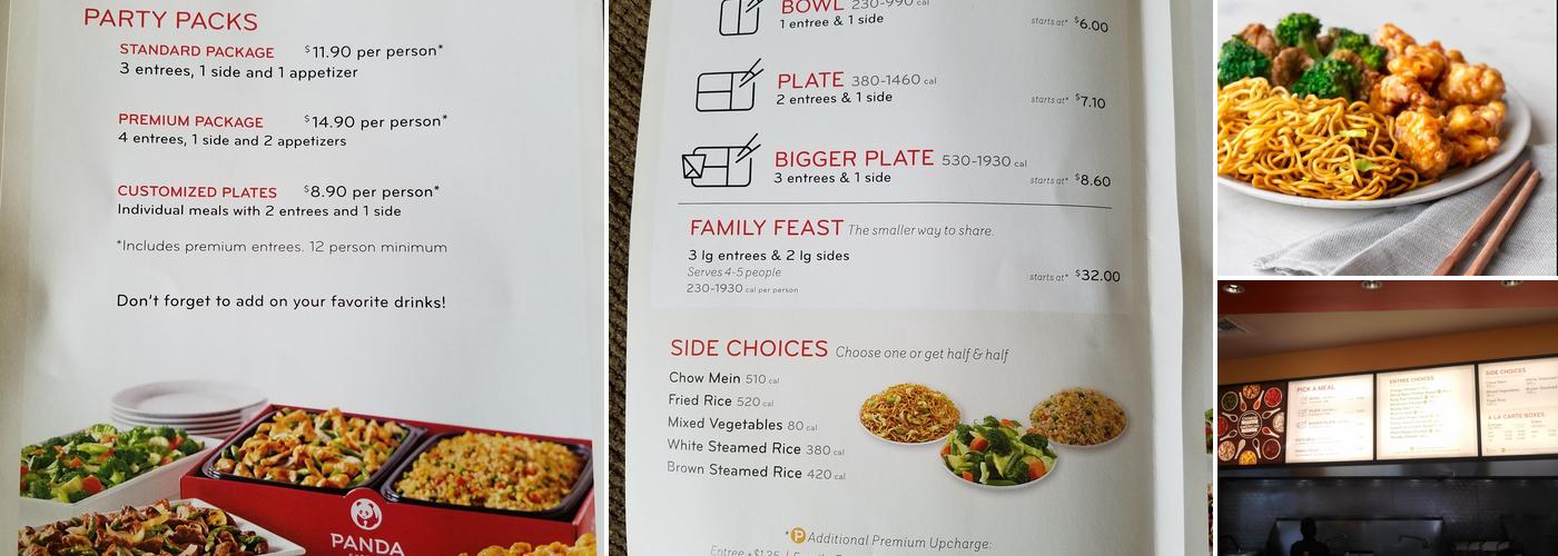 Panda Express Menu