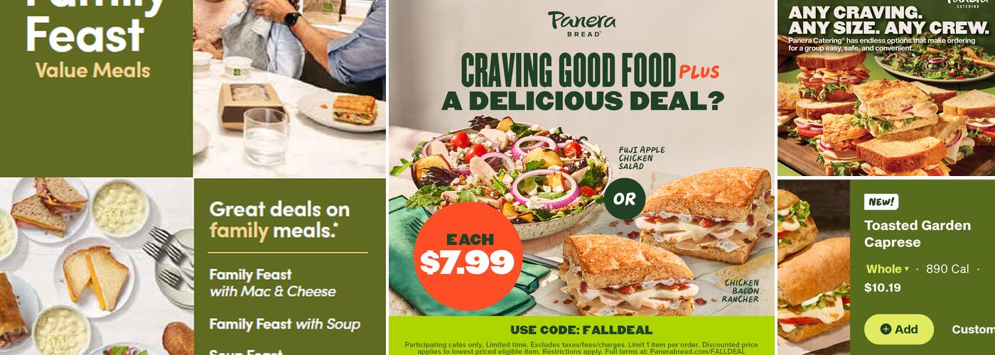 Panera Bread Menu