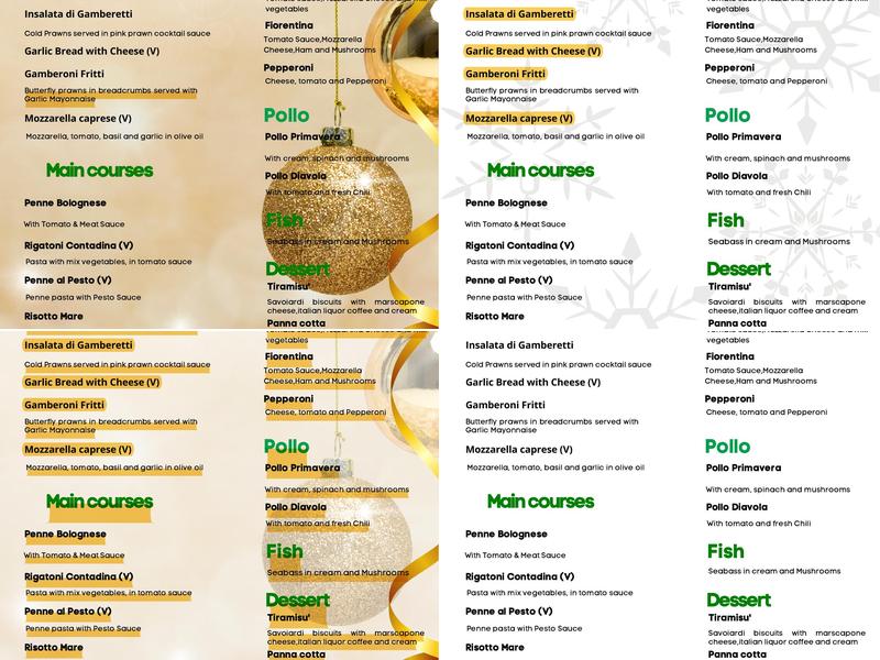 Sanchos kebab & pizza Menu