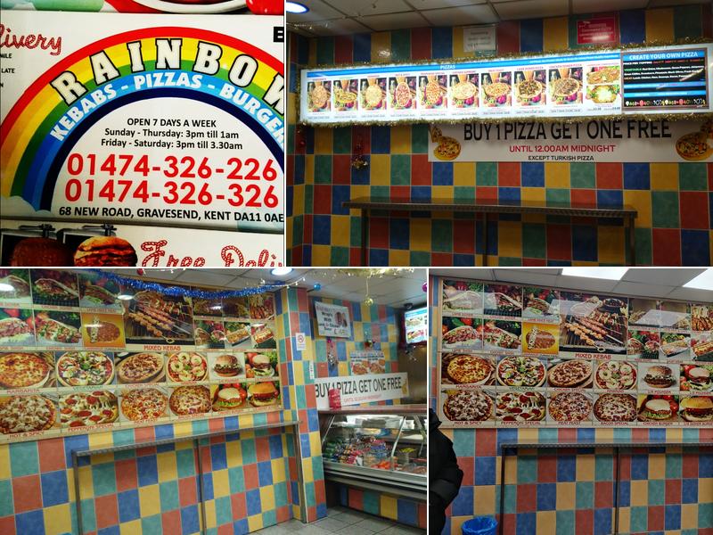 Rainbow Takeaway Kebab's & Pizza's Menu