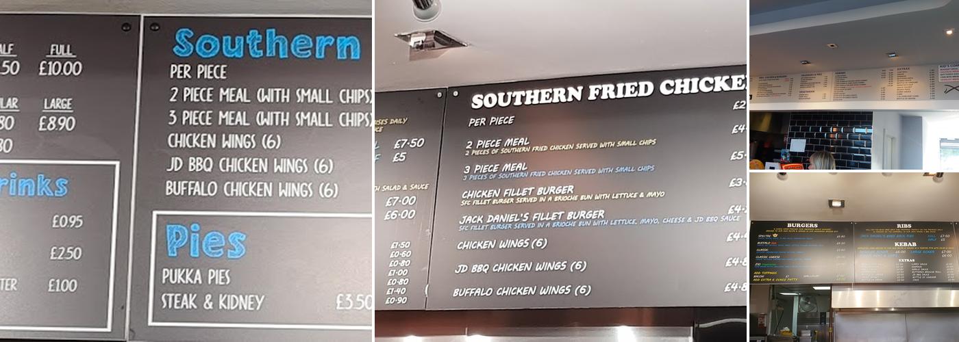 Chris' Fish & Chips - Chafford Hundred Menu