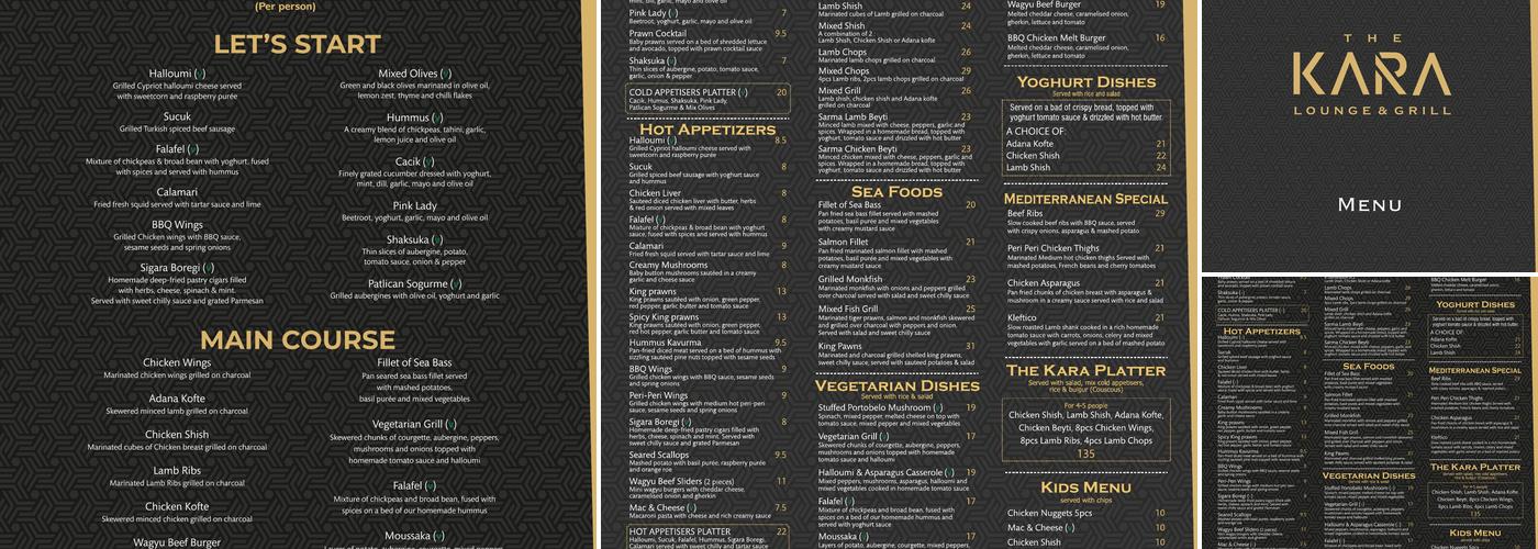 The Kara Menu