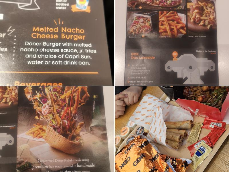 German Doner Kebab Menu