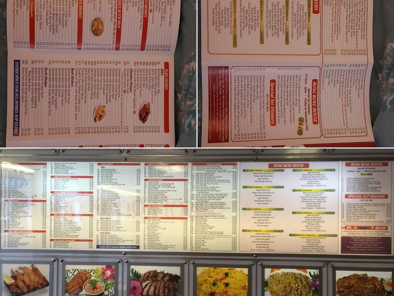 Hong Kong House Menu